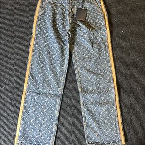 Louis Vuitton Tailored monogram denim jeans